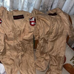 Two ghostbusters costume size 10 and 12 . Kids size . Only use ones. Like new .